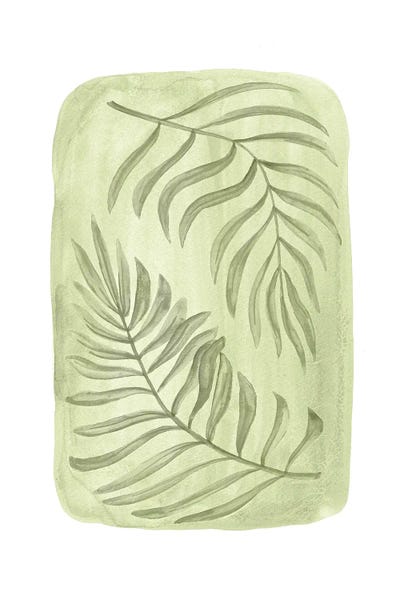 Whales Way: Green Palm Leaves by Whales Way