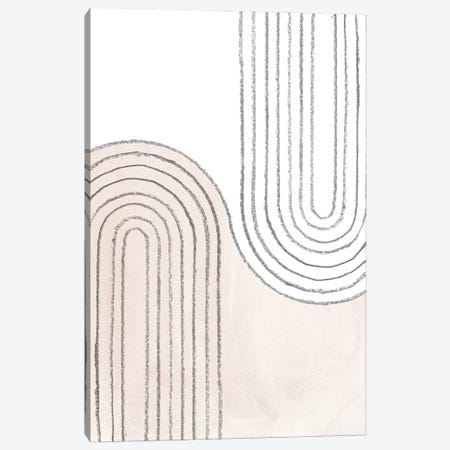 Curved Lines Canvas Print #WWY193} by Whales Way Canvas Print