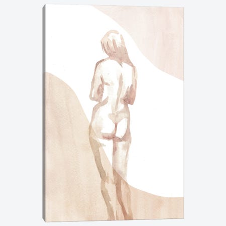 Nude Woman I Canvas Print #WWY200} by Whales Way Canvas Art Print
