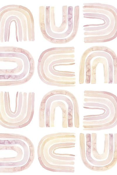 Boho Rainbows by Whales Way canvas print