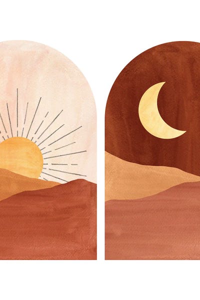 Sun & Moon: Boho day and night by Whales Way