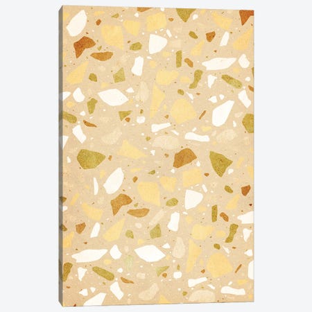Neutral Terrazzo Pattern Canvas Print #WWY225} by Whales Way Canvas Wall Art