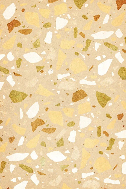Neutral Terrazzo Pattern by Whales Way wall art