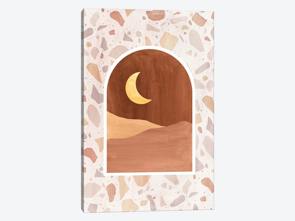 Terrazzo Desert Night by Whales Way 1-piece Art Print