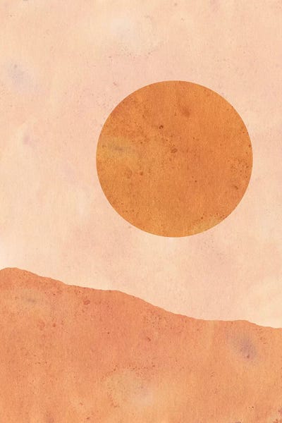 Moon In The Desert by Whales Way art print