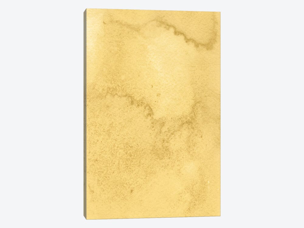 Abstract Mustard Texture by Whales Way 1-piece Canvas Print