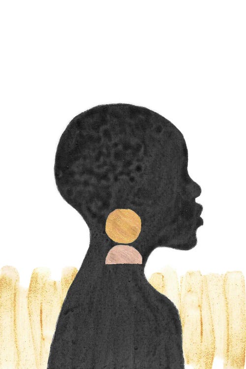African Black Girl by Whales Way wall art