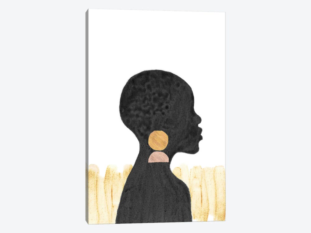 African Black Girl by Whales Way 1-piece Art Print