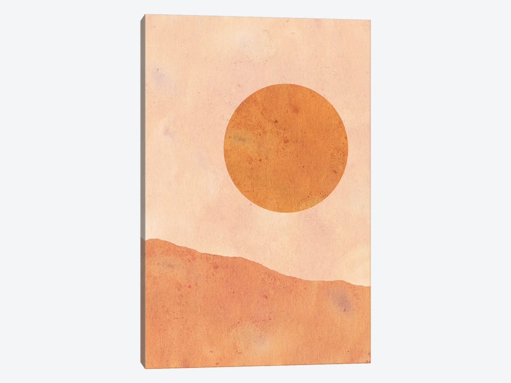 Moon In The Desert by Whales Way 1-piece Canvas Art Print