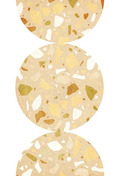 '70s Aesthetic: Terrazzo Circle Shapes II by Whales Way