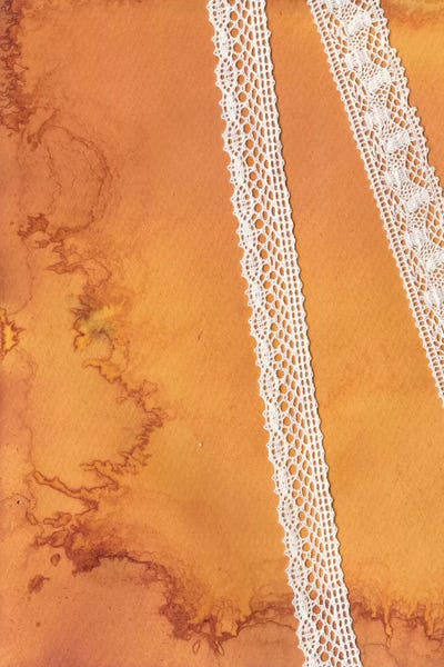 Mustard And Lace by Whales Way canvas print