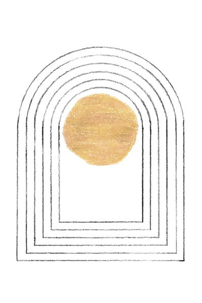 Whales Way: Minimalist Arch And Sun by Whales Way