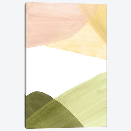 Abstract Landscape In Pastel Tones Canvas Print #WWY266} by Whales Way Canvas Art
