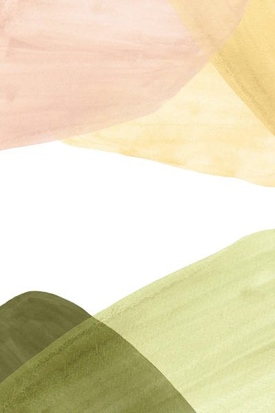 Whales Way: Abstract Landscape In Pastel Tones by Whales Way