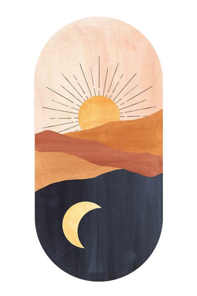 Whales Way: Abstract Day And Night by Whales Way