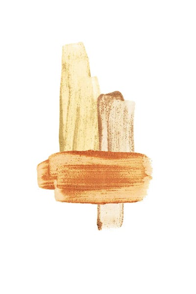 Whales Way: Terracotta Brush Strokes by Whales Way