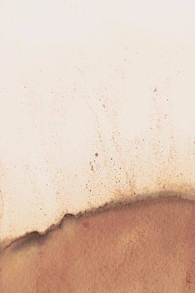 Whales Way: Earth Tone Abstract Watercolor by Whales Way