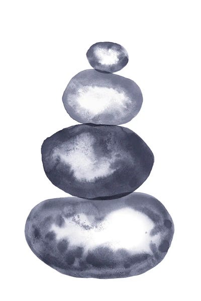 Whales Way: Navy Blue Dalancing Stones by Whales Way