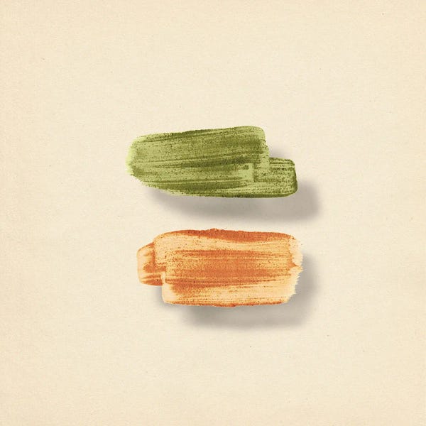 Brush Strokes And Shadows