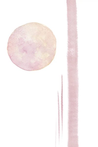 Zen Bedroom: Abstract Dusty Pink Art by Whales Way