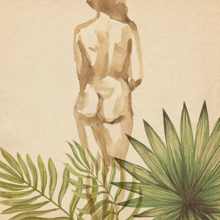 Woman In Plants