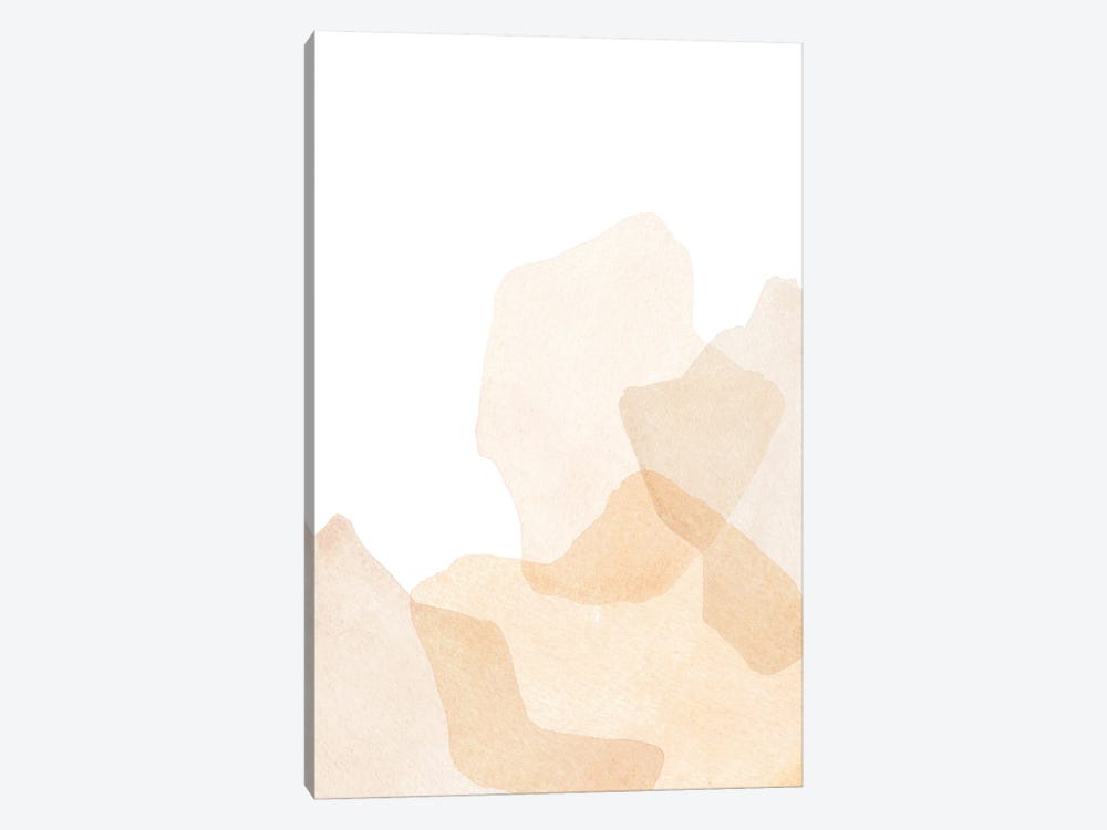 Abstract Blush Shapes by Whales Way 1-piece Art Print
