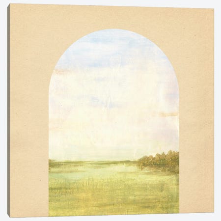 Landscape In The Arch Canvas Print #WWY307} by Whales Way Canvas Art Print