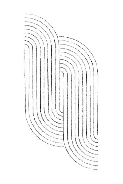 Whales Way: Minimalist Curved Lines by Whales Way