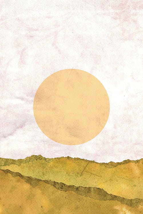 Abstract Landscape And Sun