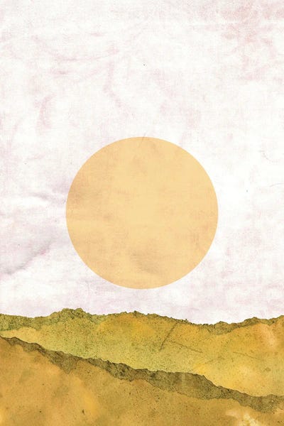 Whales Way: Abstract Landscape And Sun by Whales Way