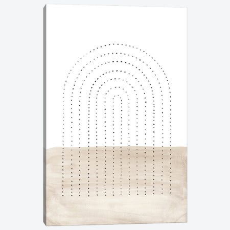 Neutral Arch Dots Canvas Print #WWY318} by Whales Way Canvas Print