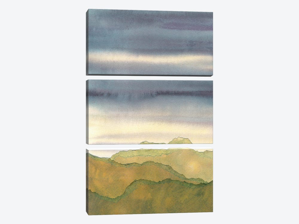 Stormy Landscape by Whales Way 3-piece Canvas Print
