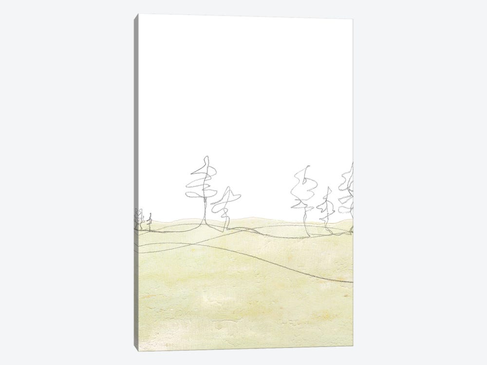 Minimalist Soft Landscape by Whales Way 1-piece Canvas Print