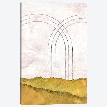 Landscape And Arches Canvas Print #WWY328} by Whales Way Canvas Art