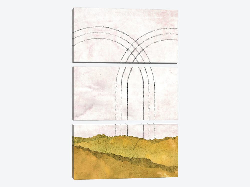 Landscape And Arches by Whales Way 3-piece Canvas Art Print