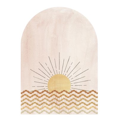 Sun On The Waves by Whales Way canvas print