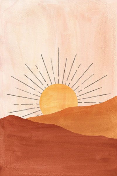 Whales Way: Terracotta Sunrise by Whales Way