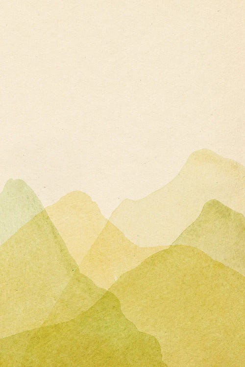 Abstract Green Mountains