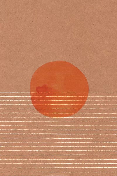 Whales Way: Orange Sun In The Sea by Whales Way