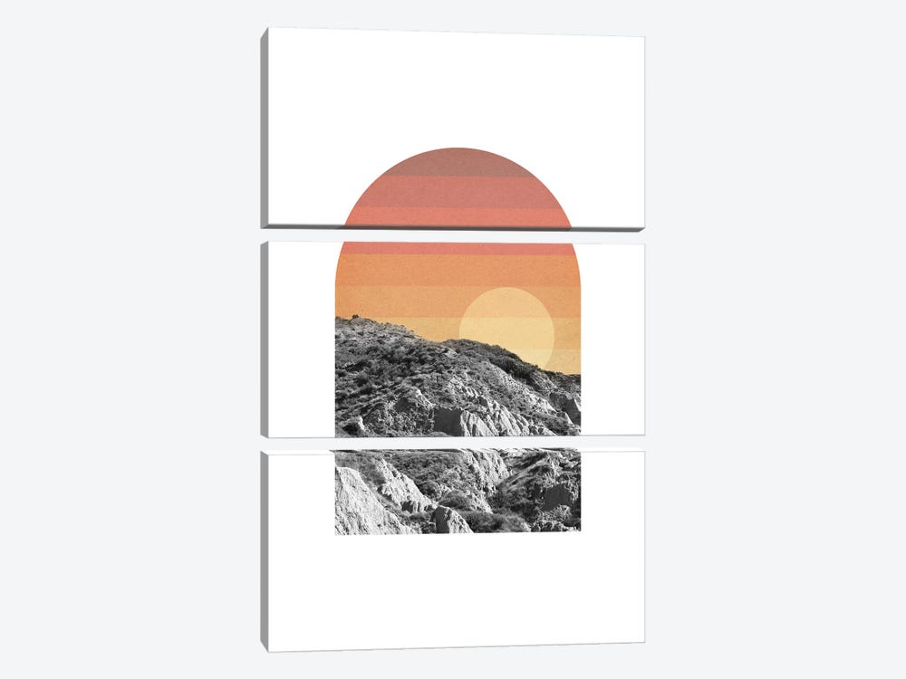 Arch-Sunrise XIII by Whales Way 3-piece Canvas Art