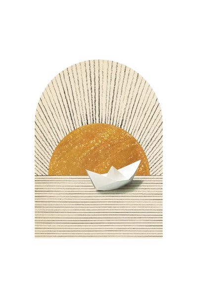 Japandi: Arch-Sunrise XV by Whales Way