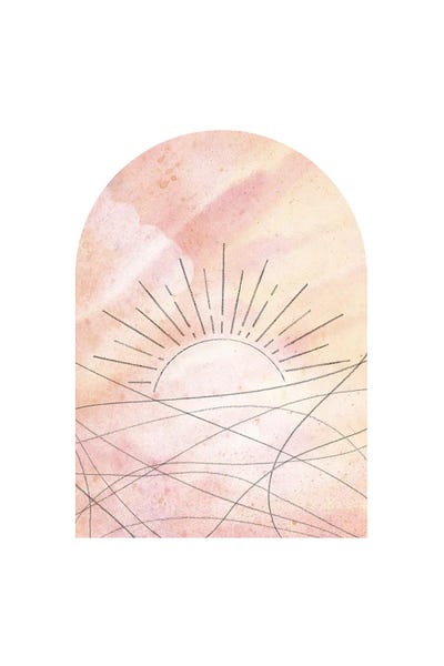 Whales Way: Pastel Arch Sunrise XLIV by Whales Way