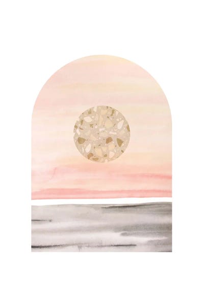 Pink And Gray Arch XLVI by Whales Way canvas print