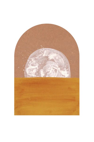 Minimalist Bohemian Decor: Arch Boho Sunset XLVII by Whales Way