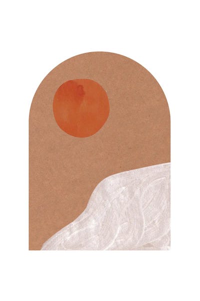 Minimalist Bohemian Decor: Arch Sunrise L by Whales Way