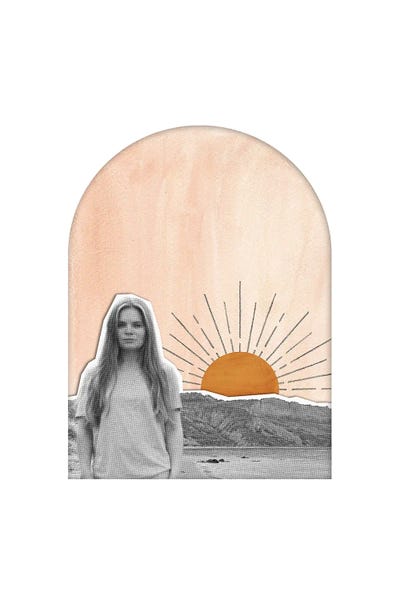 Sunrise 70s, Arch LII by Whales Way art print