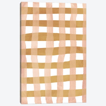 Checkered Pattern Canvas Print #WWY405} by Whales Way Canvas Wall Art