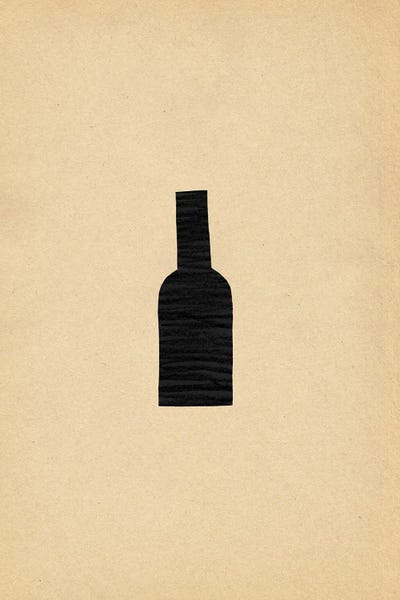 Wine: Minimalist Wine Bottle by Whales Way