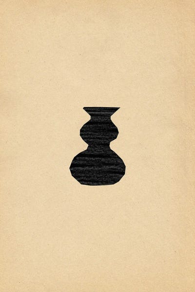 Whales Way: Minimalist Retro Vase by Whales Way