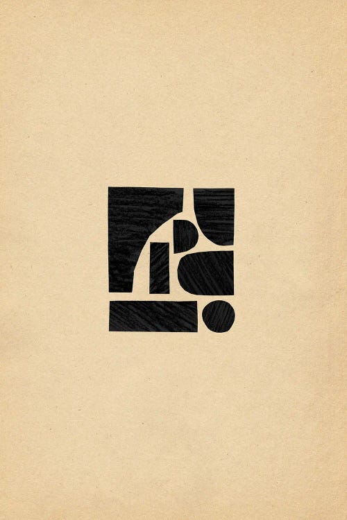 Minimalist Cut-Out Shapes by Whales Way wall art
